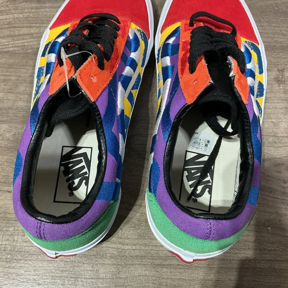 Vans Unisex Old School Statement Block Skate Shoes Mens Size 7.5 Womens Size 9